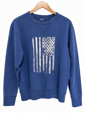 Cremeux Men's Blue Graphic Sweatshirt Size XL Like New